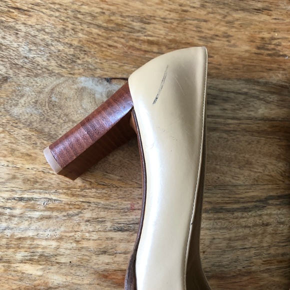 Stuart Weitzman Leather Peep Toe High Heel Pumps Sz 6.5